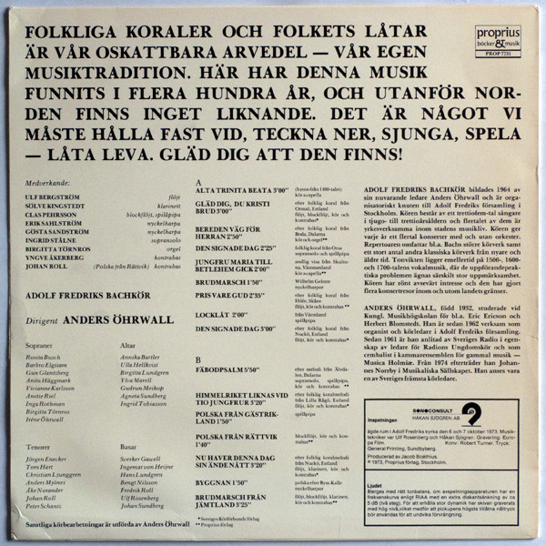 Adolf Fredriks Bachkör Dirigent: Anders Öhrwall-1