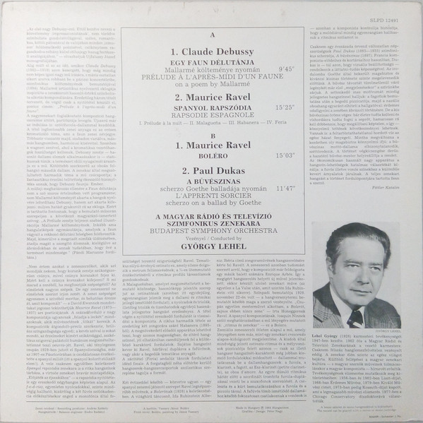 Claude Debussy, Maurice Ravel, Paul Dukas, Budapest Symphony Orchestra, György Lehel-1