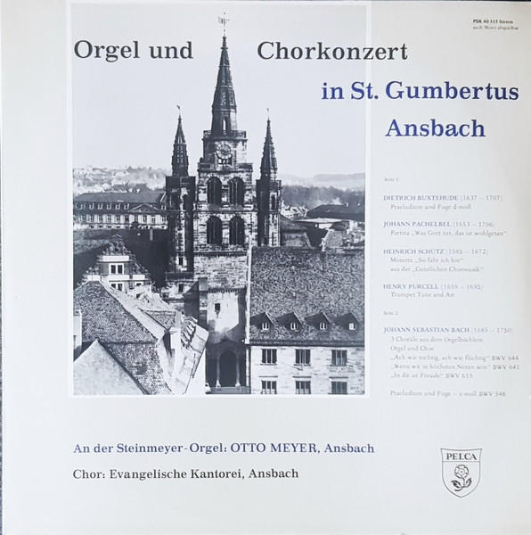 Dieterich Buxtehude, Johann Pachelbel, Heinrich Schütz, Henry Purcell - Otto Meyer, Evangelische Kantorei Ansbach-0