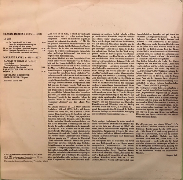 Claude Debussy / Maurice Ravel - The Cleveland Orchestra, George Szell-1