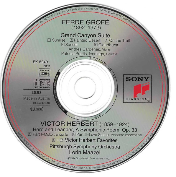 Ferde Grofé, Victor Herbert - Pittsburgh Symphony Orchestra, Lorin Maazel-1