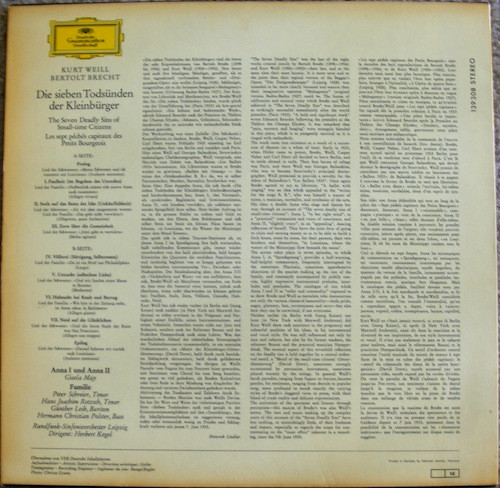Bertolt Brecht & Kurt Weill - Gisela May-1