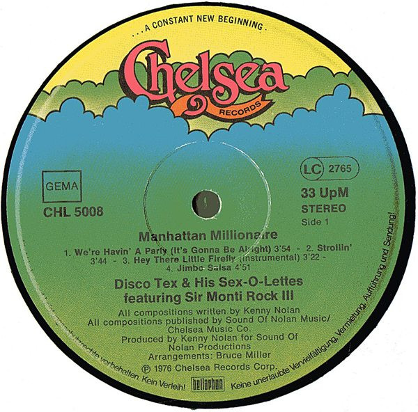 Disco Tex & His Sex-O-Lettes Featuring Sir Monti Rock III-1