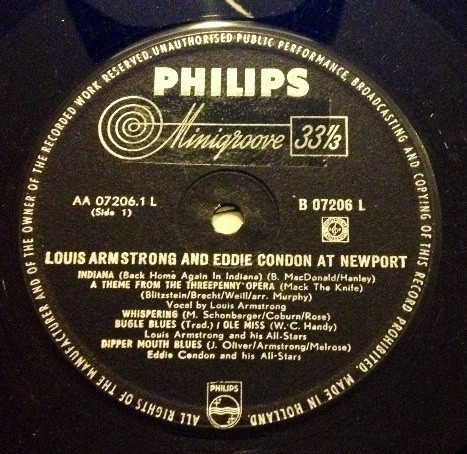 Louis Armstrong and Eddie Condon-1