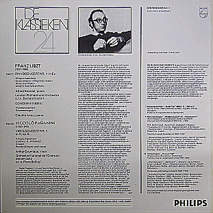 Franz Liszt / Niccolò Paganini, Alfred Brendel • Claudio Arrau • Arthur Grumiaux-1