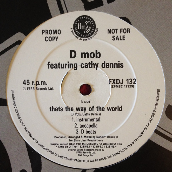 D Mob Featuring Cathy Dennis-1