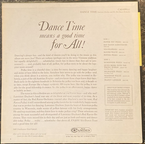 Lawrence Duchow And His Red Raven Inn Orchestra-1