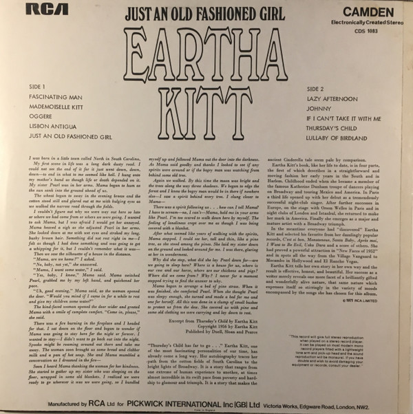Eartha Kitt With Henri René And His Orchestra-1