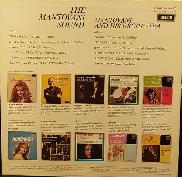 Mantovani And His Orchestra-1