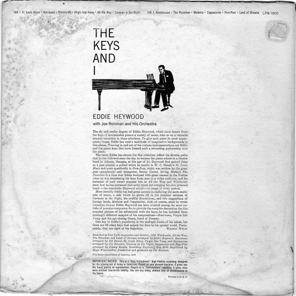 Eddie Heywood With Joe Reisman And His Orchestra-1