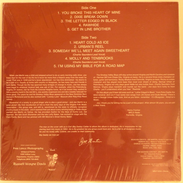 Joe Martin And The Smokey Valley Boys-1