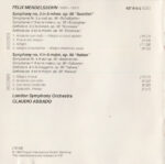 Felix Mendelssohn-Bartholdy ● London Symphony Orchestra ● Claudio Abbado-1
