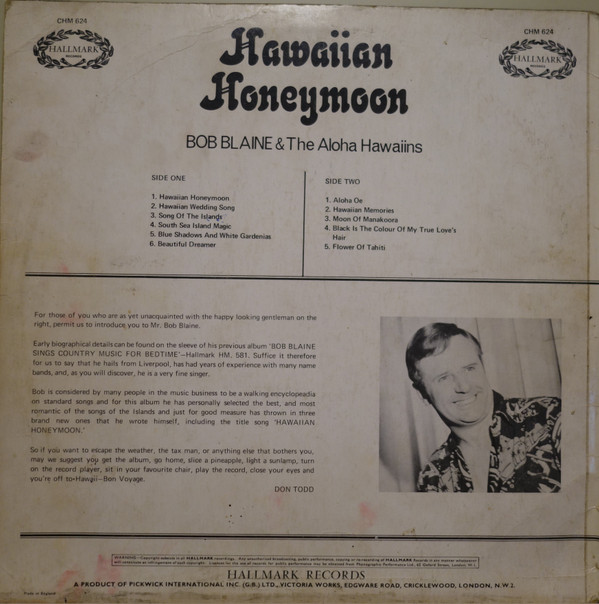 Bob Blaine And The Aloha Hawaiians-1