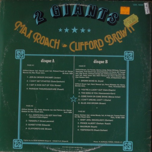 Clifford Brown And Max Roach-1