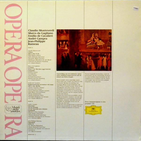 Claudio Monteverdi / Marco Da Gagliano / Emilio De' Cavalieri / André Campra / Jean-Philippe Rameau-1