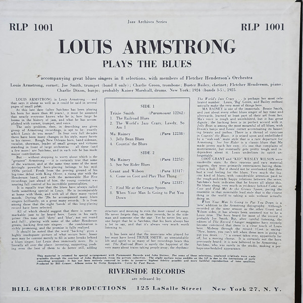 Louis Armstrong With Ma Rainey, Trixie Smith, Grant & Wilson-1
