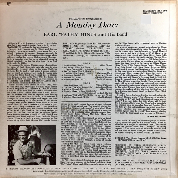Earl Hines And His Band-1