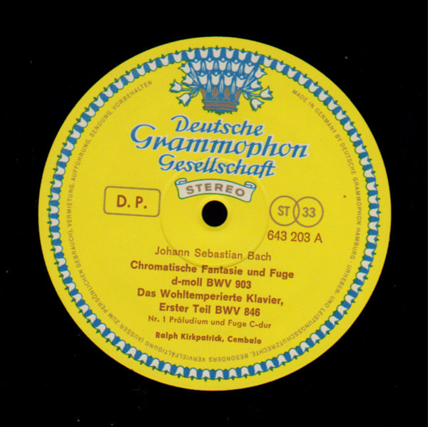 Johann Sebastian Bach – Ralph Kirkpatrick-1