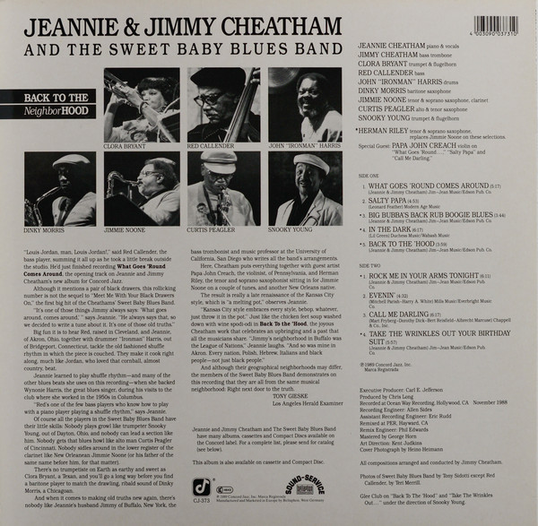 Jeannie & Jimmy Cheatham And The Sweet Baby Blues Band-1