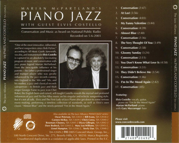 Elvis Costello, Marian McPartland-1