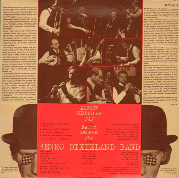 Benkó Dixieland Band, Fatty George, Albert Nicholas-1
