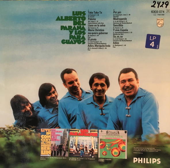Luis Alberto Del Parana Y Los Paraguayos-1