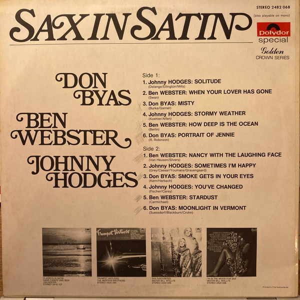Don Byas, Ben Webster, Johnny Hodges-1