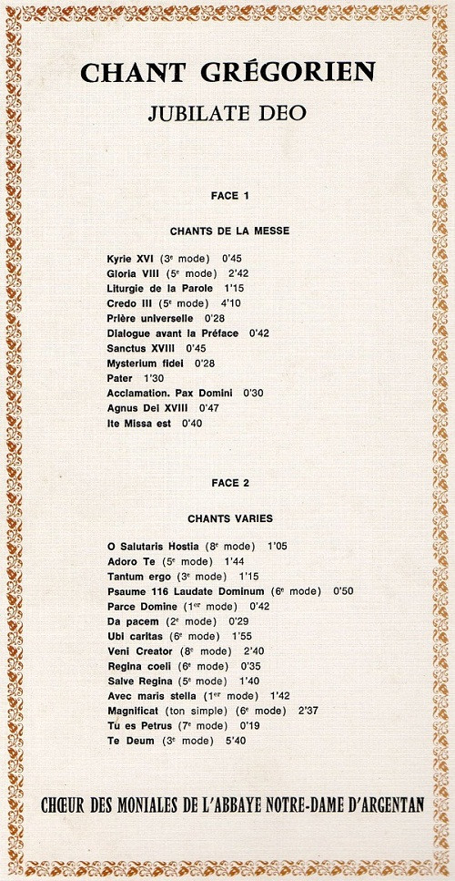 Choeur Des Moniales De L'Abbaye Notre-Dame D'Argentan-1