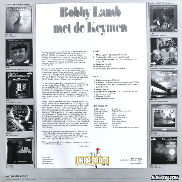 Bobby Lamb And The Keymen-1