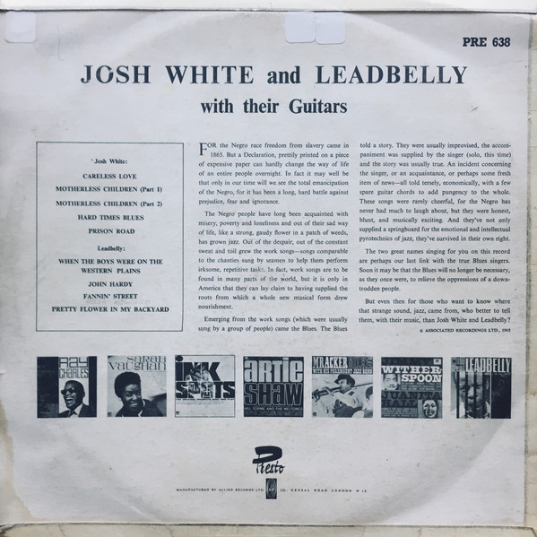 Josh White & Leadbelly-1