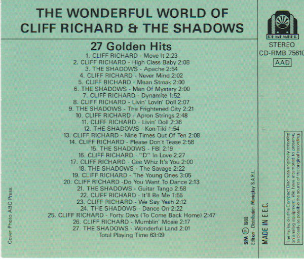 Cliff Richard / The Shadows-1