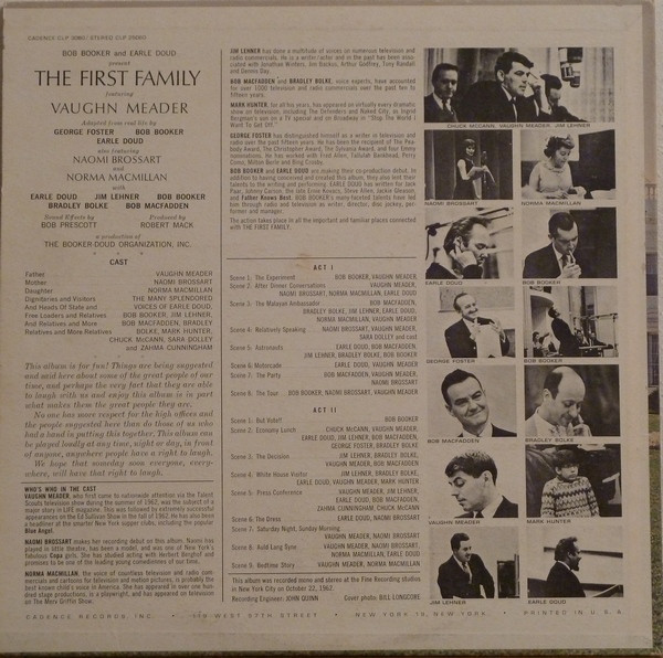 Bob Booker And Earle Doud Featuring Vaughn Meader With Earle Doud ~ Naomi Brossart ~ Bob Booker ~ Norma Macmillan-1