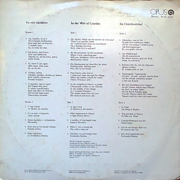 SĽUK's Popular Orchestra / Ľudový Orchester Čs. Rozhlasu V Bratislave-1