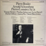 Arnold Schoenberg, Pierre Boulez, Pinchas Zukerman, Lynn Harrell, Michel Debost, Antony Pay, Daniel Barenboim, Yvonne Minton-3
