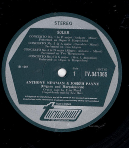 Padre Antonio Soler, Anthony Newman & Joseph Payne-1