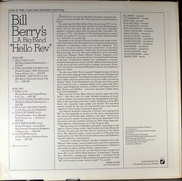 Bill Berry And The LA Band-1