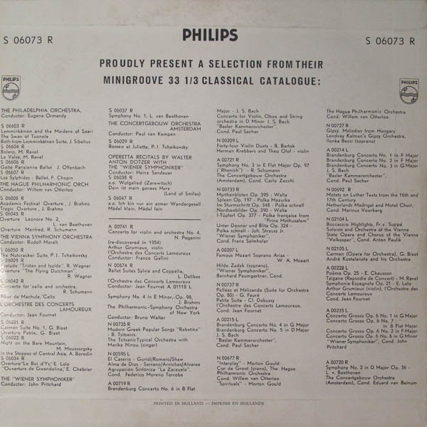 Felix Mendelssohn-Bartholdy - Concertgebouworkest, Eduard Van Beinum-1