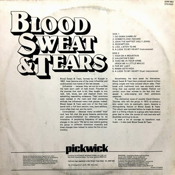 Blood, Sweat And Tears-1