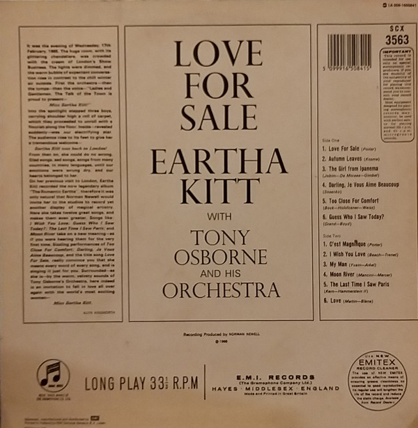 Eartha Kitt With Tony Osborne And His Orchestra-1
