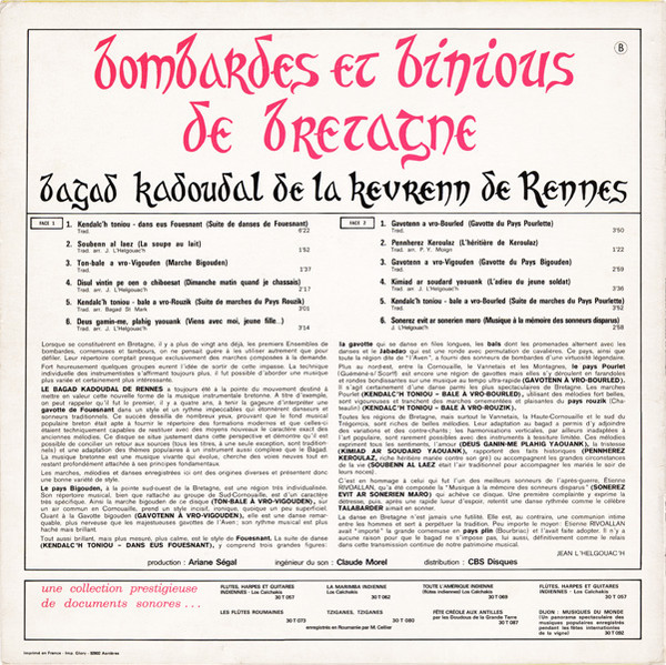 Bagad Kadoudal De La Kevrenn De Rennes-1