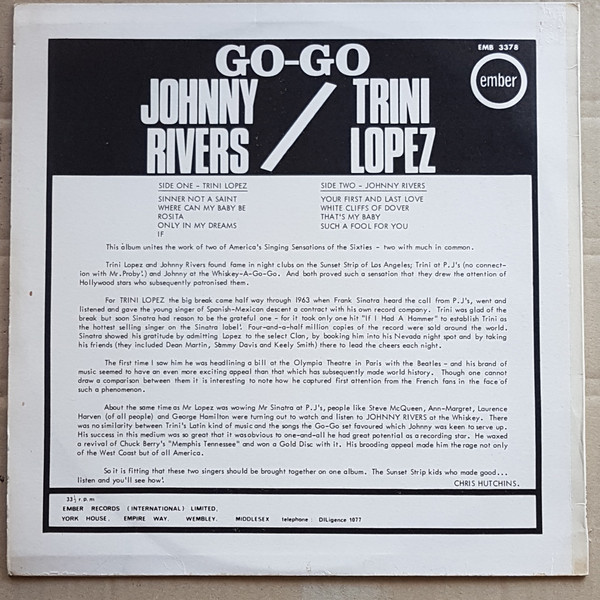 Johnny Rivers, Trini Lopez-1