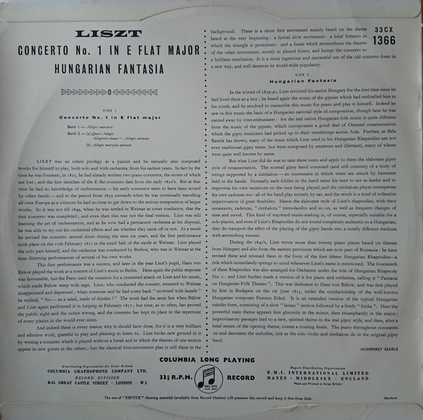 Franz Liszt - Géza Anda And the Philharmonia Orchestra Conducted By Otto Ackermann-1