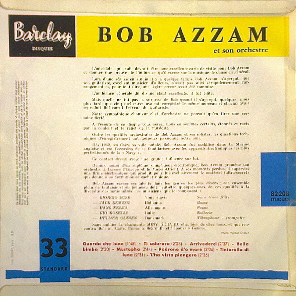 Bob Azzam Et Son Orchestre-1