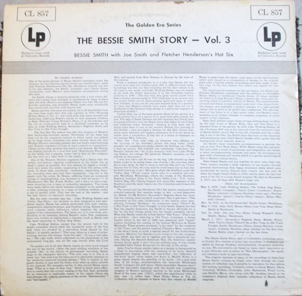 Bessie Smith With Joe Smith (3) & Henderson's Hot Six-1