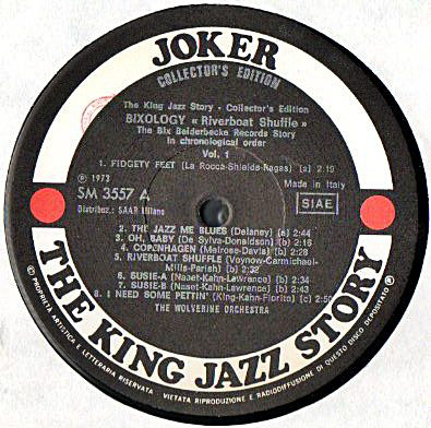 Bix Beiderbecke Featuring The Wolverine Orchestra-1