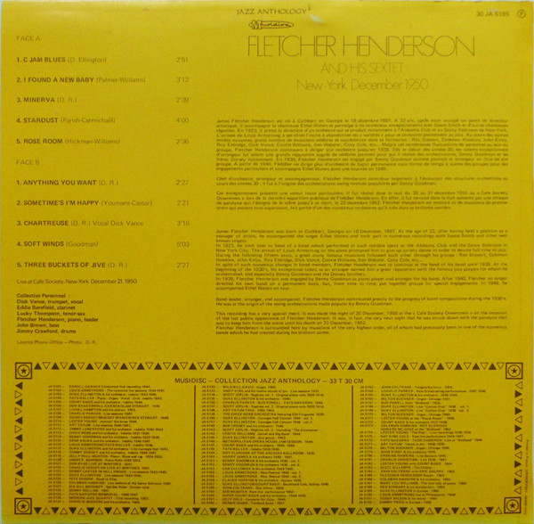 Fletcher Henderson Sextet-1
