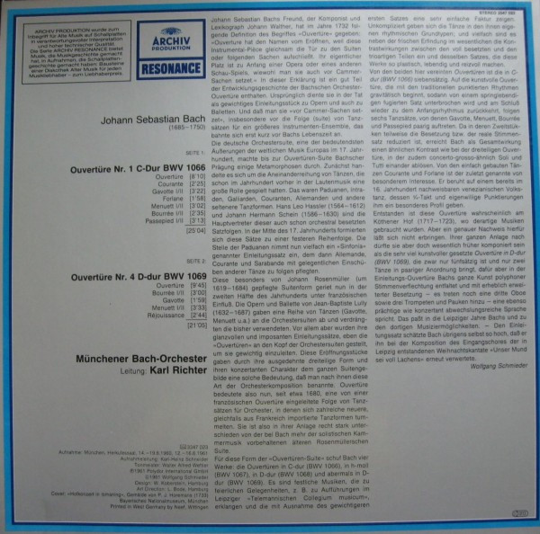 Johann Sebastian Bach - Münchener Bach-Orchester, Karl Richter-1