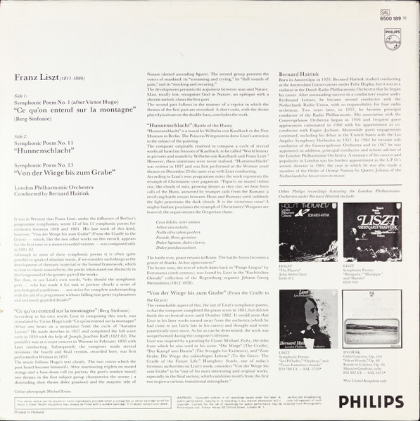 Franz Liszt - London Philharmonic Orchestra, Bernard Haitink-1