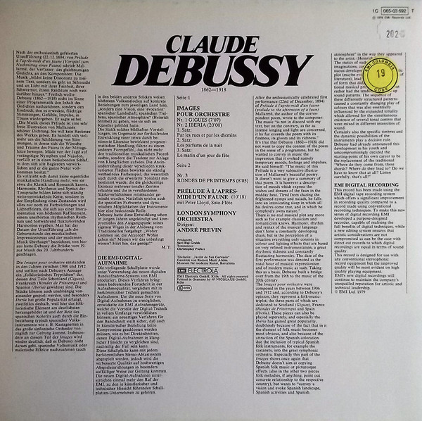 Claude Debussy, André Previn, London Symphony Orchestra-1
