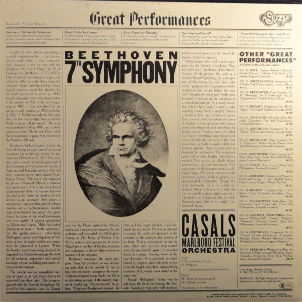 Ludwig van Beethoven - Marlboro Festival Orchestra, Pablo Casals-1
